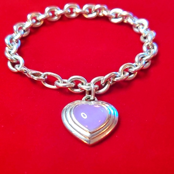 N/A Jewelry - Lavender / Purple Jade Charm Bracelet